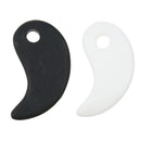2pcs Yin Yang Facial Scraping Board Full Body SPA Gua Sha Self Massage Tool Alleviate Pain and Fatigue