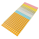 7 Sheets Essential Oils Bottle Cap Handwriting Labels Color Dots Stickers Stick on Anything- Folders, Papers, Stationery, Maps