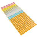 7 Sheets Essential Oils Bottle Cap Handwriting Labels Color Dots Stickers Stick on Anything- Folders, Papers, Stationery, Maps