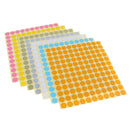 7 Sheets Essential Oils Bottle Cap Handwriting Labels Color Dots Stickers Stick on Anything- Folders, Papers, Stationery, Maps