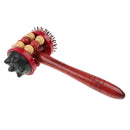 Natural Wood Massage Hammer Stick Knocking Knots Massager Trigger Point Tool