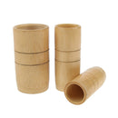 Set of 3pcs Natural Bamboo Wood Anti Cellulite Massage Vacuum Acupuncture Cupping Suction Cup Kit