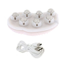 Women Electric USB Heat Massage Roller Ball Massager Tool for Skin Lifting Neck Back Muscle Pain Stiffness Sore Relief