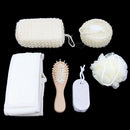 Loofah Back Scrubber Set Bath Ball Sponge Brush Shower Strap Massage Comb Pumice Stone for Women Men