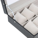 9 Compartments Eyeglass Box Sunglasses Jewelry Watch Display Case Organizer Holder Stand