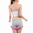 Pink Neck Back Shoulder Trigger Point Massage Roller Rope Massager Rolling Balls Tool