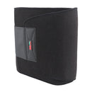Black Lumbar Lower Back Waist Support Brace Compression Belt Under Clothing for Women Men Adults