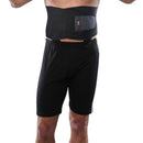 Black Lumbar Lower Back Waist Support Brace Compression Belt Under Clothing for Women Men Adults