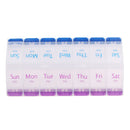 AM PM 14 Slots 7 Day Travel Pill Tablet Medicine Capsule Box Organizer Holder Case