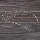 Vintage Retro Full Rim Round Women Glasses Eyeglasses Metal Frame Spectacles Plain Glass