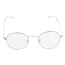 Vintage Retro Full Rim Round Women Glasses Eyeglasses Metal Frame Spectacles Plain Glass