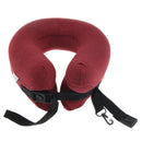 Comfortable Portable Rollable Memory Foam U-Shaped Neck Pillow, Head Cushion Support Rest Car, Office Nap, Home, Travel