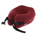 Comfortable Portable Rollable Memory Foam U-Shaped Neck Pillow, Head Cushion Support Rest Car, Office Nap, Home, Travel