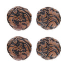 Portable Handmade Wood Baoding Balls, Chinese Health Exercise Ball Stress Reduce Palm Hand Massage, Diameter 1.8inch,( 4 Pack?