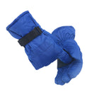 1 Pair, Winter Blue Ski & Snowboard Gloves, Anti-slip PU Palm, Waterproof & Windproof Snow Mittens for Skiing, Snowboarding for Men & Women