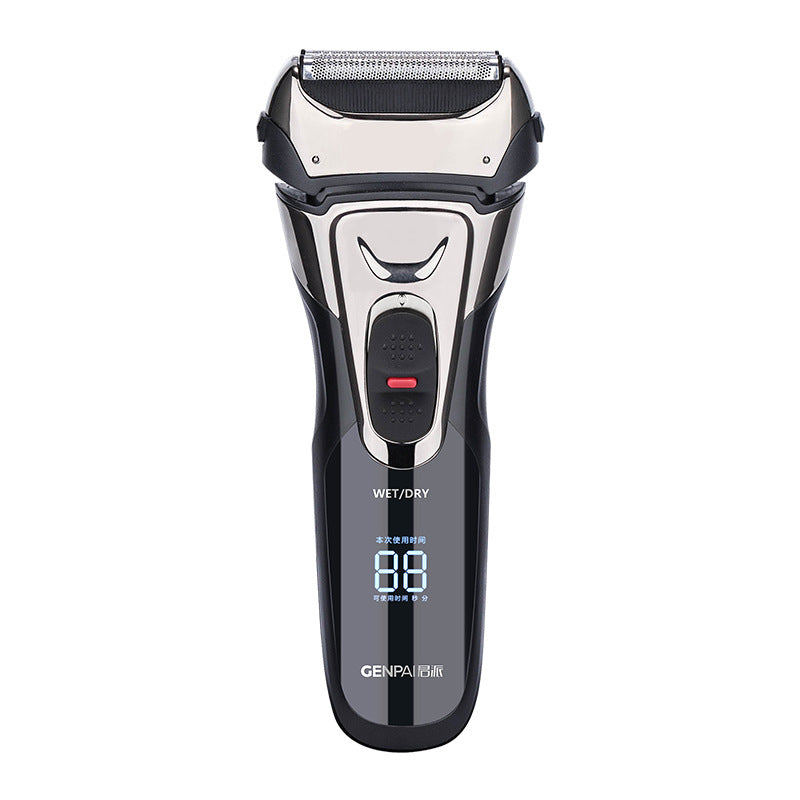 Genpai FK-605 IPX7 Waterproof Reciprocating USB Electric Shaver Electric Razor Dry and Wet Machine For Shaving Razor