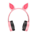 7 Colors bluetooth Cat Ear LED Light Headphone Headset Earphone For Tablet Cellphone