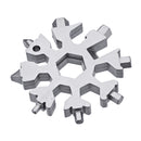 AOTDDOR 18 in 1 Multifunction Snowflakes Screwdriver Multi-tool Portable Keychain Screwdriver Bottl