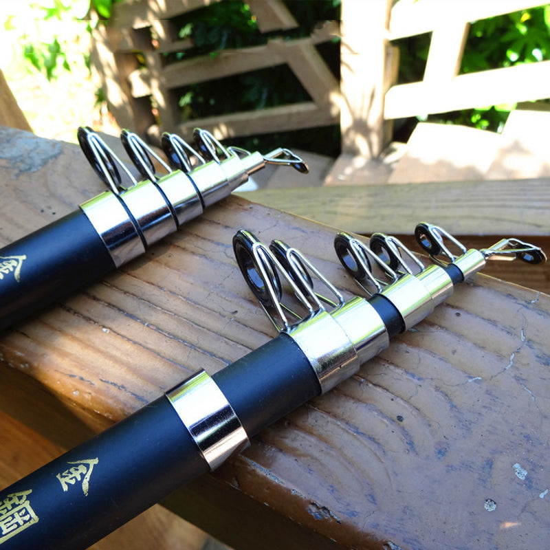 ZANLURE 2.4m/3.6m Glass Fiber Sea Telescopic Fishing Rod Reel Combo Sea Fishing Suit