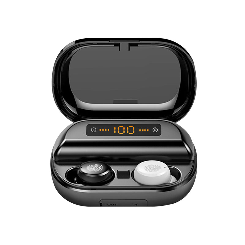 Mini Portable Wireless bluetooth 5.0 Earphone LED Display Stereo 4000mAh Power Bank Earbuds Bilateral Call Headphone