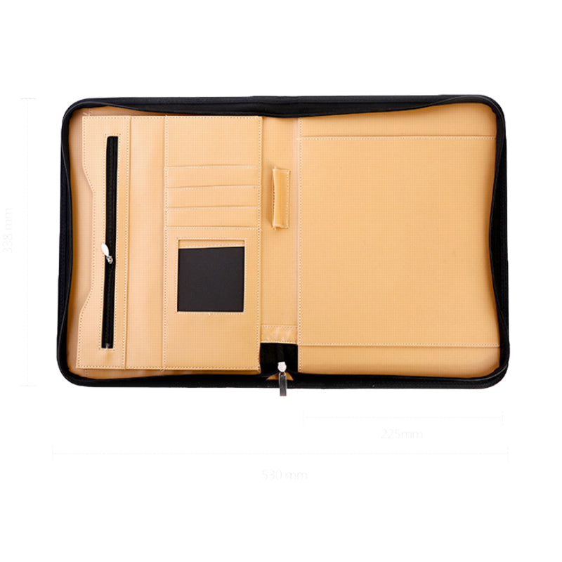 Multi-Function PU Document Folders with Solar Calculator File Folder for Business