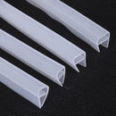 U-Shape 1M Shower Screen Sealing Bath Shower Glass Door Strip 6mm/8mm/10mm/12mm