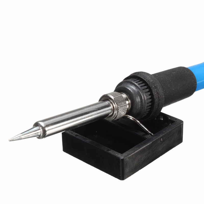 60W 220V Adjustable Temp Soldering Solder Iron Kit Wire Tips Stand Welding Tool