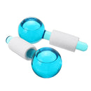 2Pcs/Kit Beauty Ice Ball Hockey Facial Tightening Energy Cold Compress Skin Manual Massager Handheld Cooling Ice Ball Face Skin Care Device