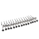 Effetool 45pcs 3mm Shank Stainless Steel Wire Brush Polishing Wheel for Rotary Tool