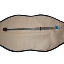 Traditional Soft Lightweight Brown Leather Bow Case 3 Pack Arrow Quiver For Recurve Bow