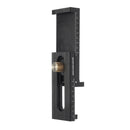 Woodworking Gap Gauge Depth Measuring Ruler Aluminum Alloy Sawtooth Ruler Marking Gauge Table Saw Slot Adjuster Mortise and Tenon Tool