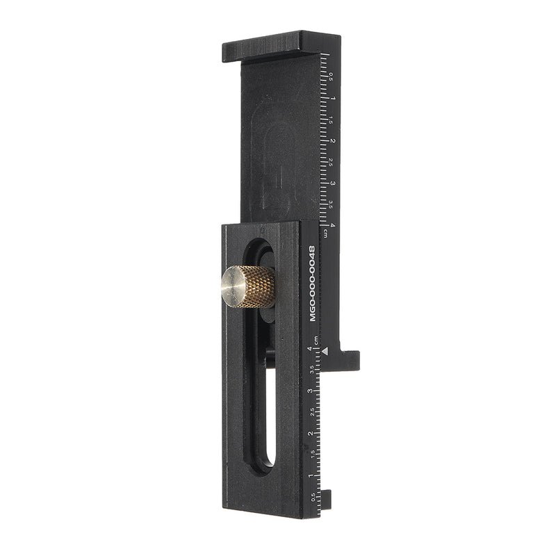 Woodworking Gap Gauge Depth Measuring Ruler Aluminum Alloy Sawtooth Ruler Marking Gauge Table Saw Slot Adjuster Mortise and Tenon Tool