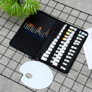 H&B Propylene Pigment 24 Colors Pigment 15 Nylon Painting Brush Palette Set Portable Nylon Packaging