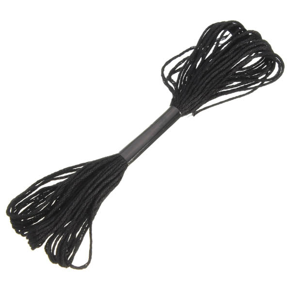 12pcs Black Polyester Cotton Cross Stitch Embroidery Thread DIY Sewing Accessories