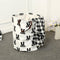 Useful Baby Kids Toy Canvas Laundry Drain Basket Storage Bag With Leather Handbag