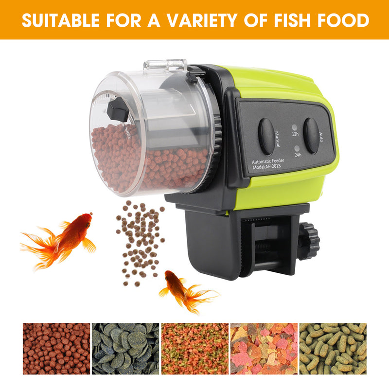 Automatic Fish Food Feeder Dispenser Adjustable Aquarium Tank Timer Auto Feeding