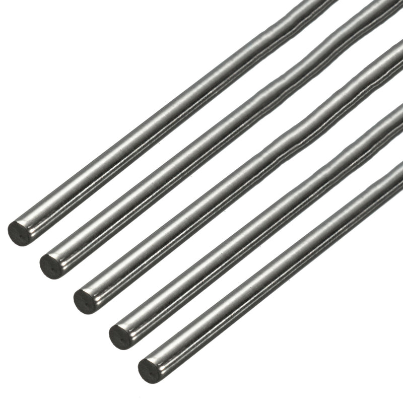 5pcs 250mm Diameter 3mm Stainless Steel Round Rod Round Solid Metal Bar Rod