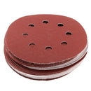 25pcs 5 Inch 125mm 8 Hole Sanding Discs 400-1200 Grit Sandpaper