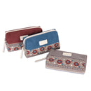 Zipper Canvas Material National Wind Purse Storage Bag Mini Bag