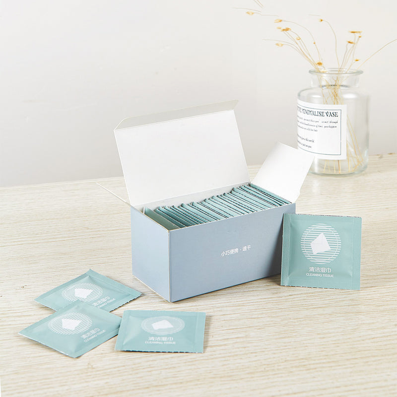 GUILDFORD 48Pcs Portable Electronics Screen Wipes Screen Cleaning Wet Wipes Glasses Cleaner Antiseptic Cloths Multifunctional Storage Box from Xiaomi Youpin