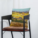 Abstract Starry Oil Painting Cotton Linen Pillow Case Waist Cushion Cover Bags Home Car Deco