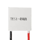 TES1-4903 20x20mm 5V Thermoelectric Cooler Semiconductor Refrigeration Film Heatsink Peltier Module