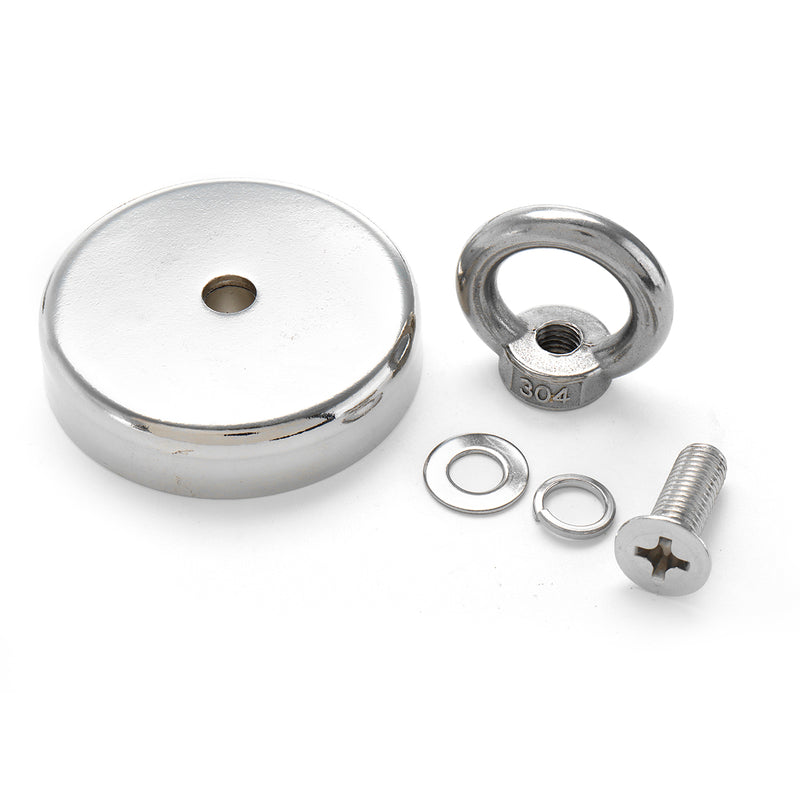 50KG D36mm Neodymium Magnet NJ36 Sea Fishing Metal Treasure Hunting Recovery Magnet