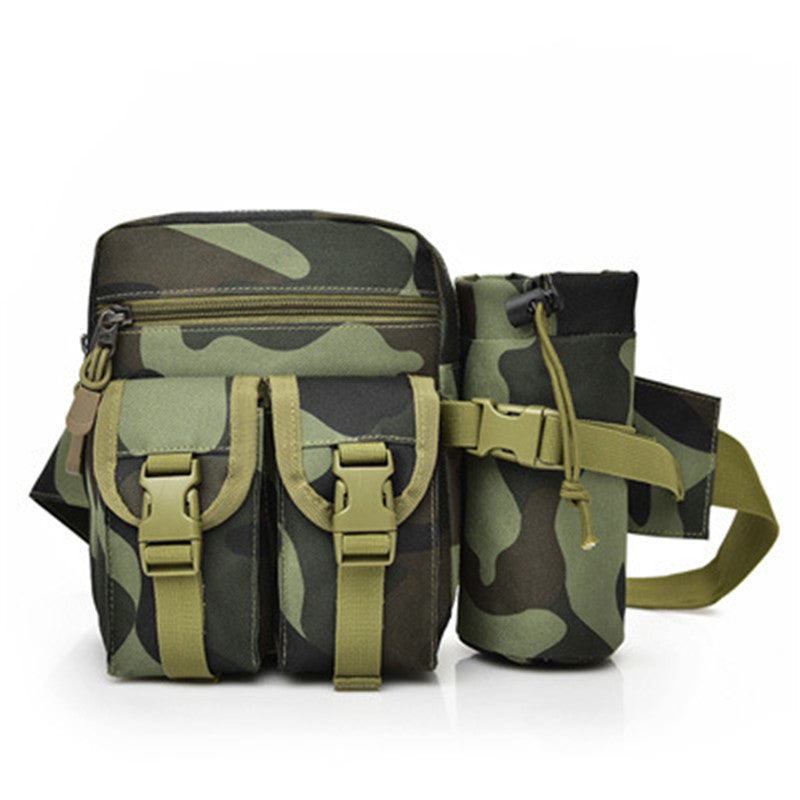 Multifunction Large Capacity Travel Backpack Riding Water Bottle Pockets Outdoor Tactical Bag