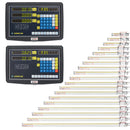 2/3 Axis Grating CNC Milling Digital Readout Display / 50-1000mm Electronic Linear Scale Lathe Tool