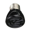 Diameter 45MM Black Infrared Ceramic Emitter Heat Light Lamp Bulb For Reptile Pets Brooder AC220V