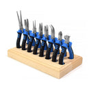 NEWACALOX 8Pcs 4.5inch Precision Pliers Set Mini Pliers Diagnoal Pliers Wire Cutting Long Nose Pliers Jewelry Making DIY Hand Tool Kit