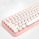 Ajazz 308i bluetooth 3.0 Wireless Gaming Office Keyboard 84 Keys Classic Round Keys