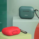 Rock Silicone Shockproof Earphone Storage Case with KeyChain for Apple Airpods 3 Airpods Pro 2019