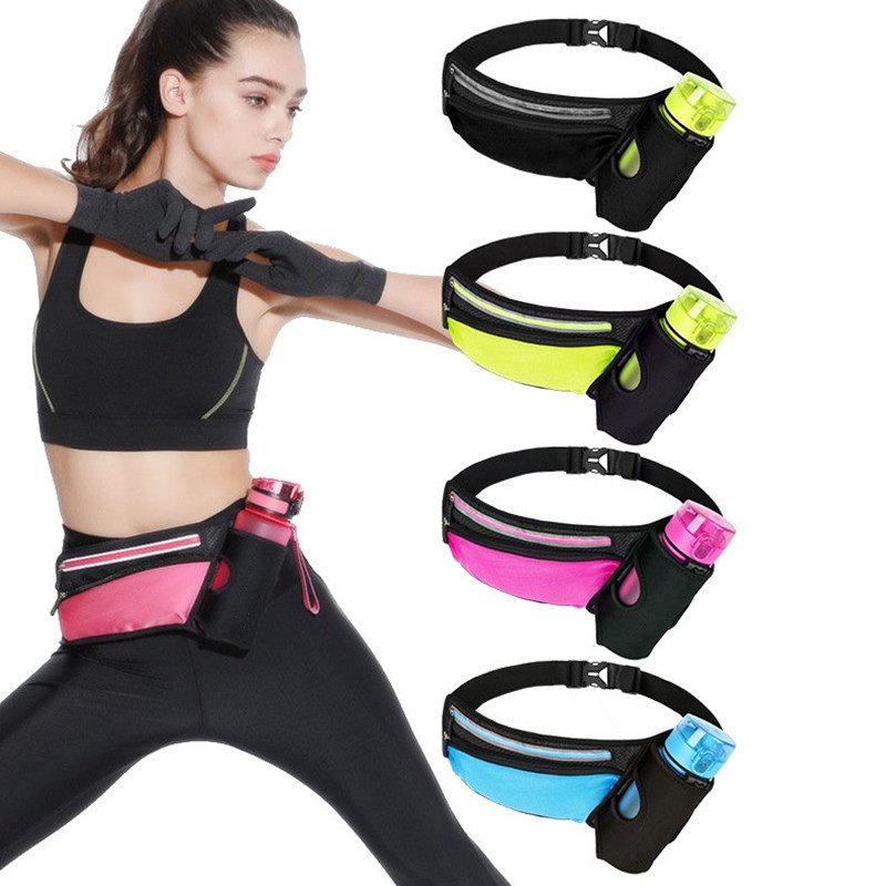 Univerdsal Outdoor Sport Waterproof Reflective Stripe Waist Bag for Samsung Xiaomi Cell Phone